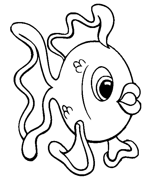 33 Playful Goldfish Coloring Pages Printable 7