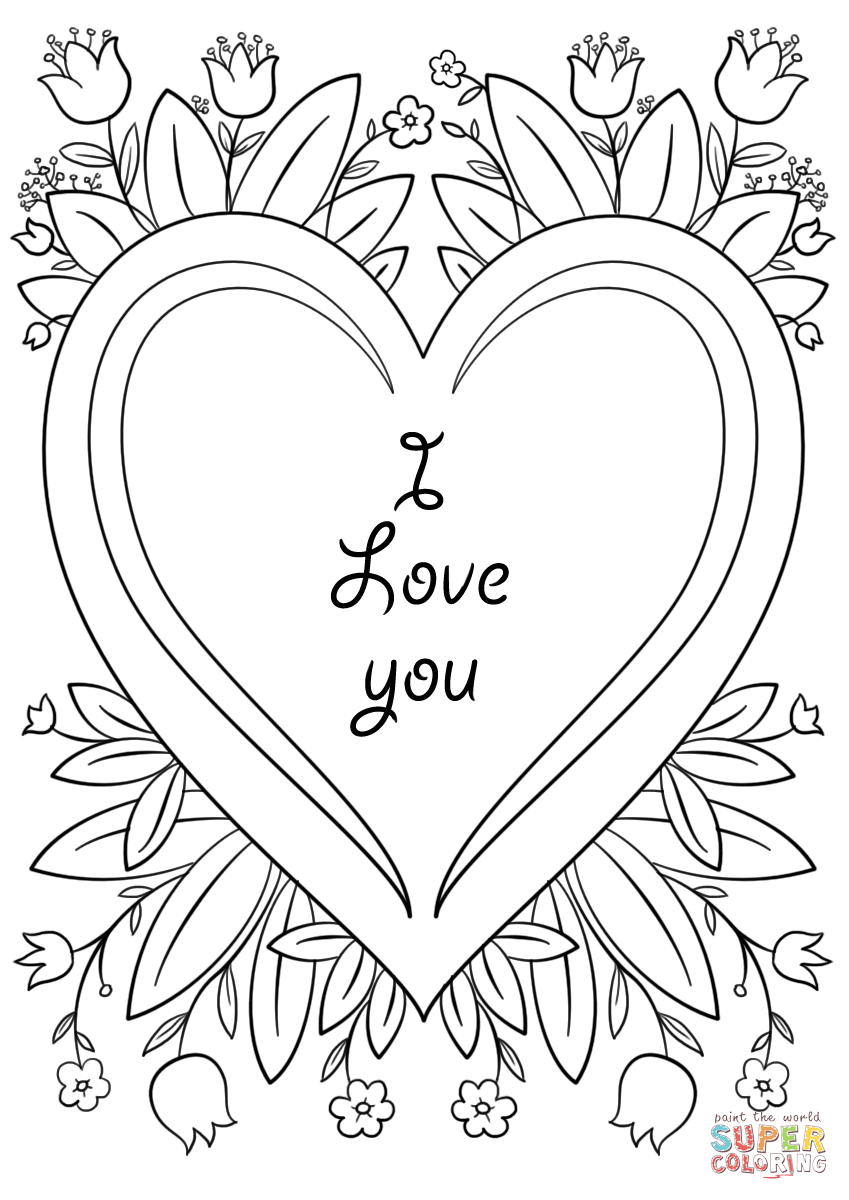 33 Printable Valentines LOVE Graffiti Coloring Pages 2