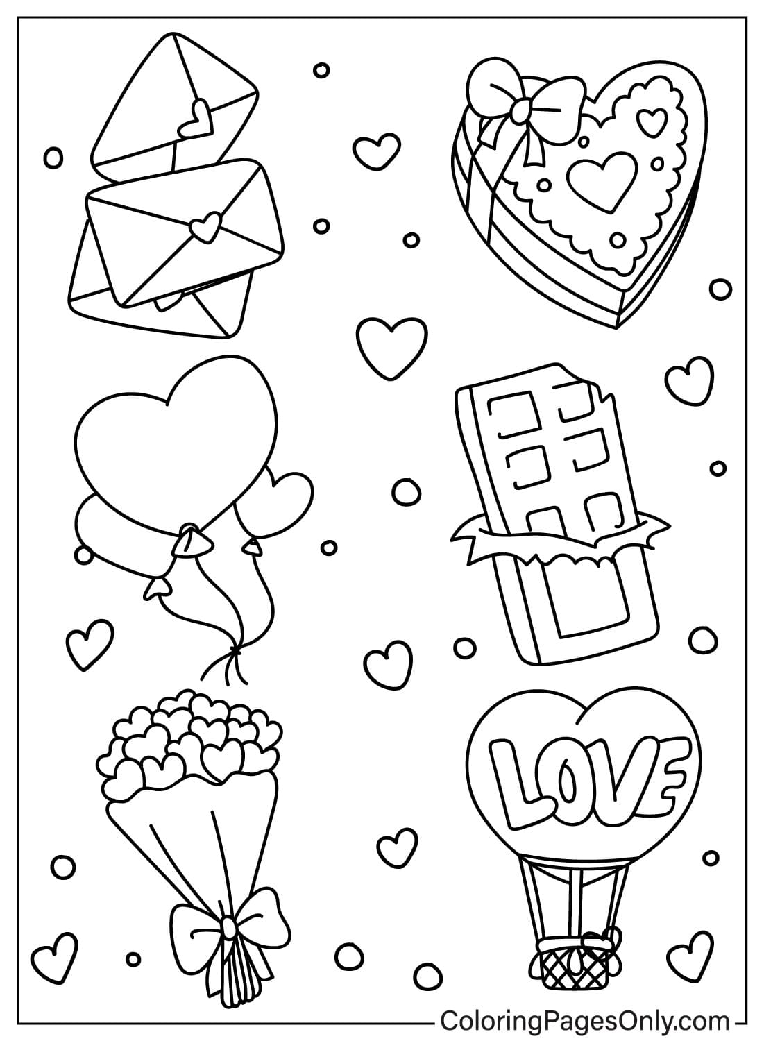 33 Printable Valentines LOVE Graffiti Coloring Pages 29