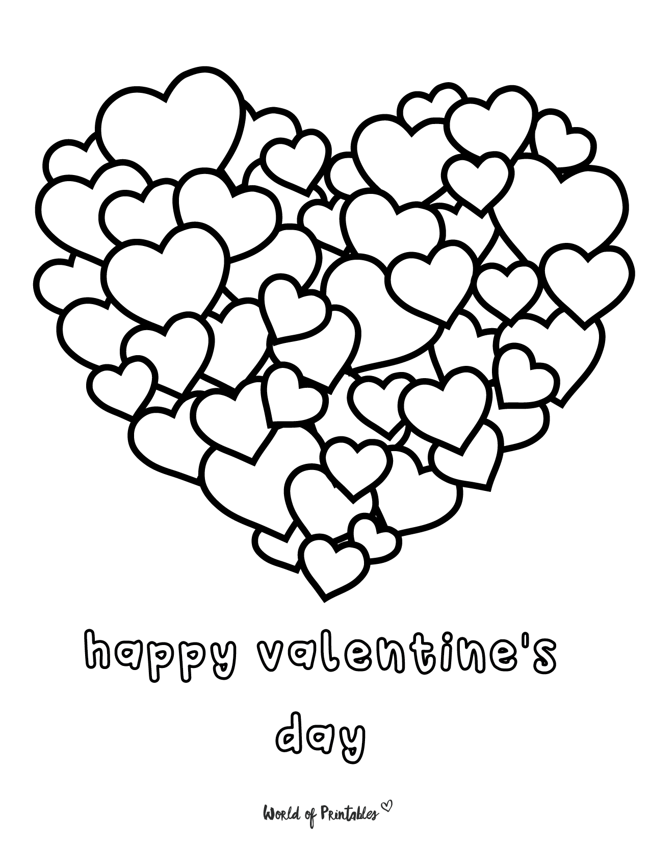 33 Printable Valentines LOVE Graffiti Coloring Pages 6