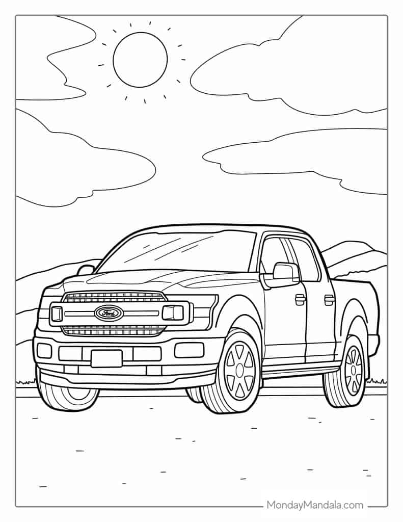 34 Cattle Truck Coloring Pages Fun Printable 16