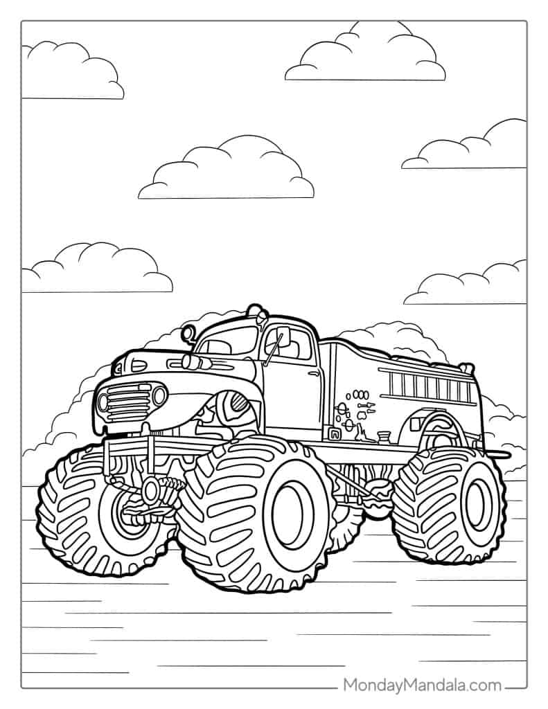 34 Cattle Truck Coloring Pages Fun Printable 35