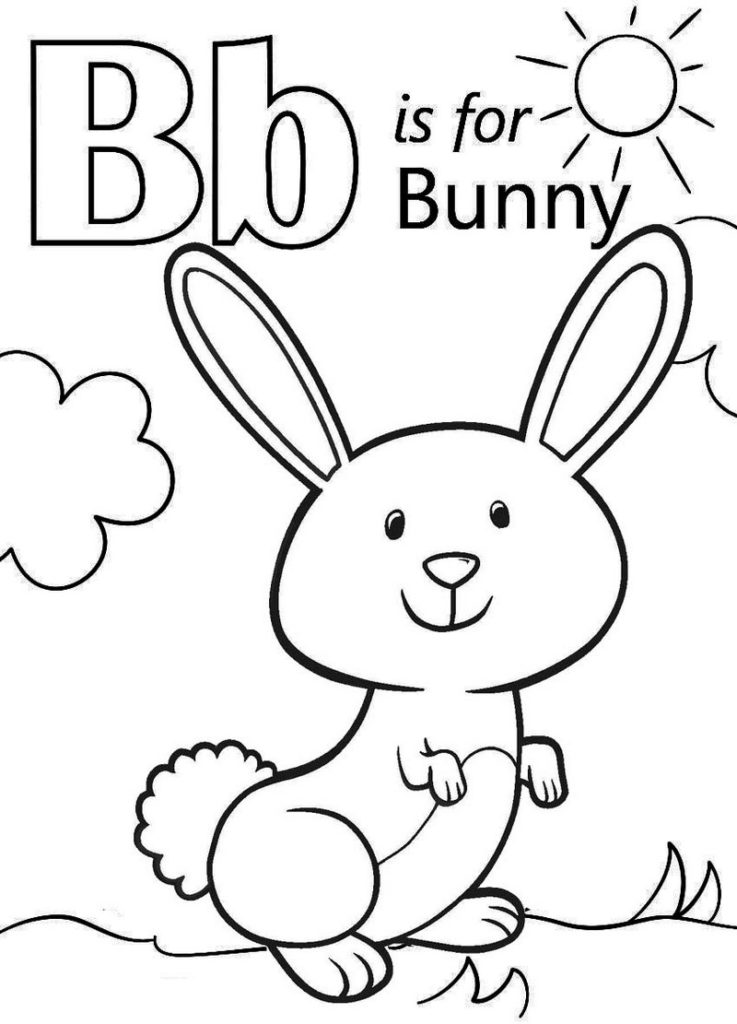 34 Free Letter B Coloring Pages Printable 14