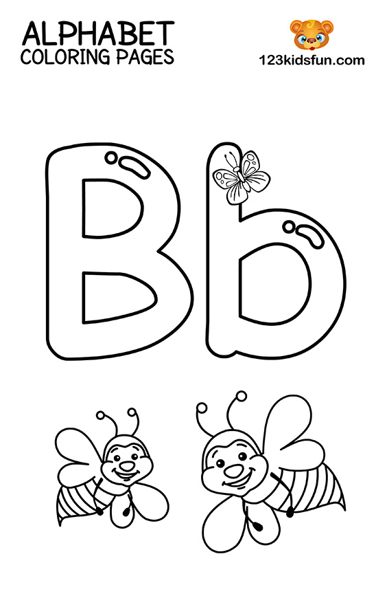 34 Free Letter B Coloring Pages Printable 15