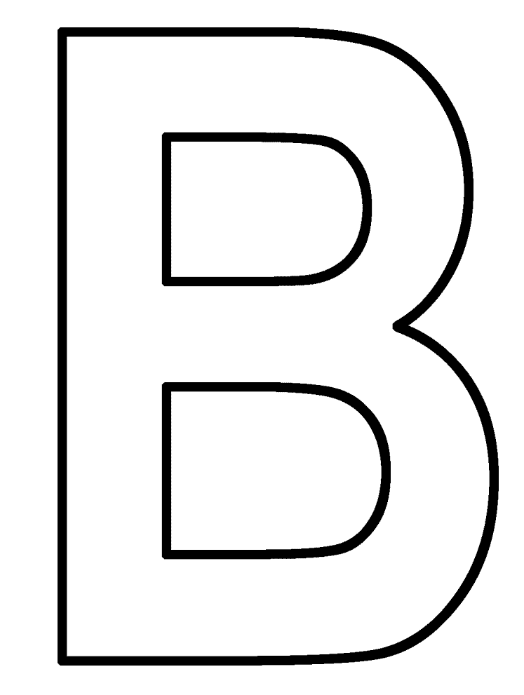 34 Free Letter B Coloring Pages Printable 17