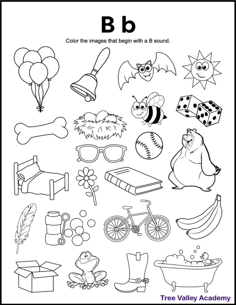 34 Free Letter B Coloring Pages Printable 22