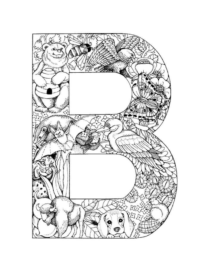 34 Free Letter B Coloring Pages Printable 26