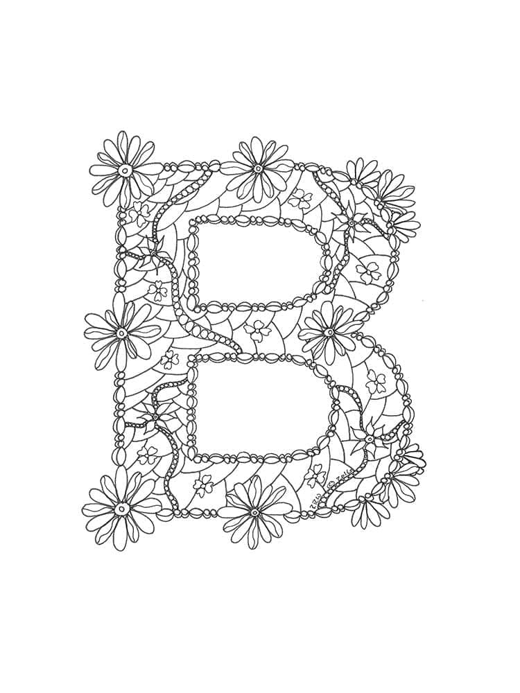 34 Free Letter B Coloring Pages Printable 33