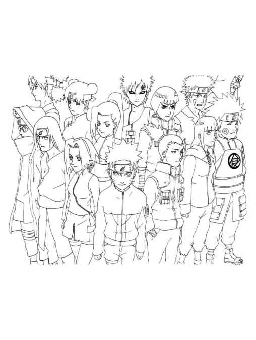 34 Naruto Coloring Pages 2