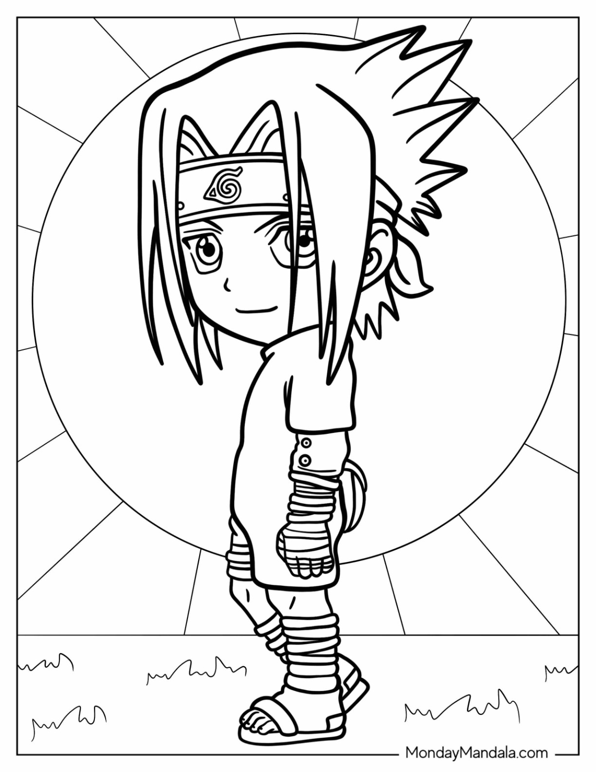 34 Naruto Coloring Pages 21