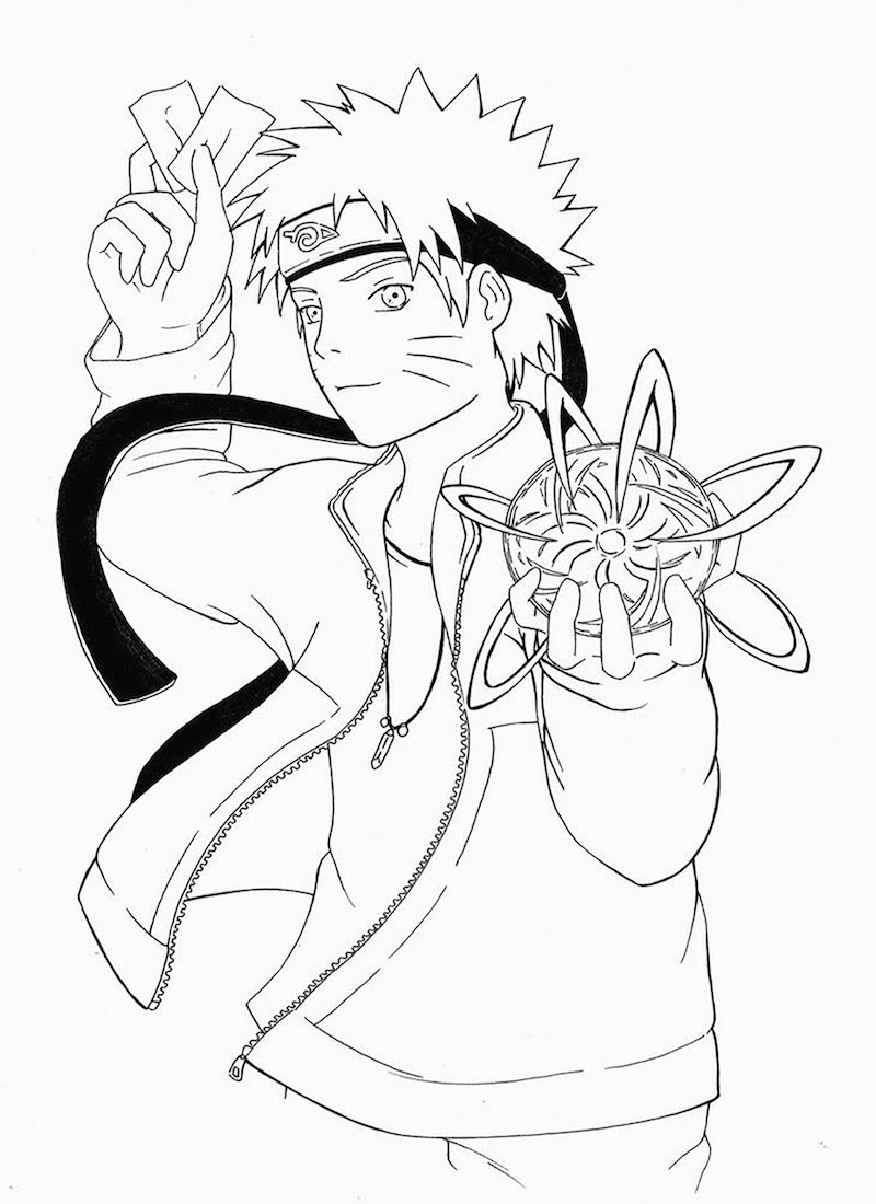 34 Naruto Coloring Pages 28