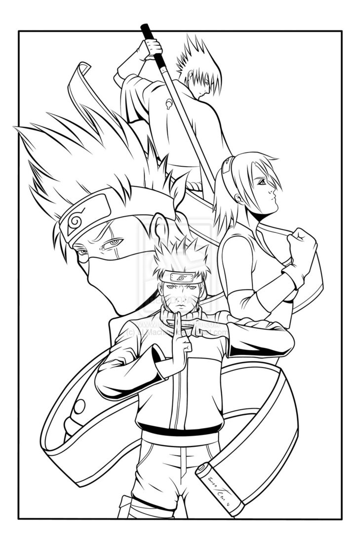 34 Naruto Coloring Pages 3