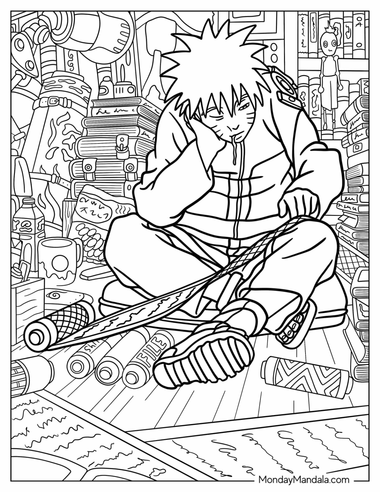 34 Naruto Coloring Pages 32