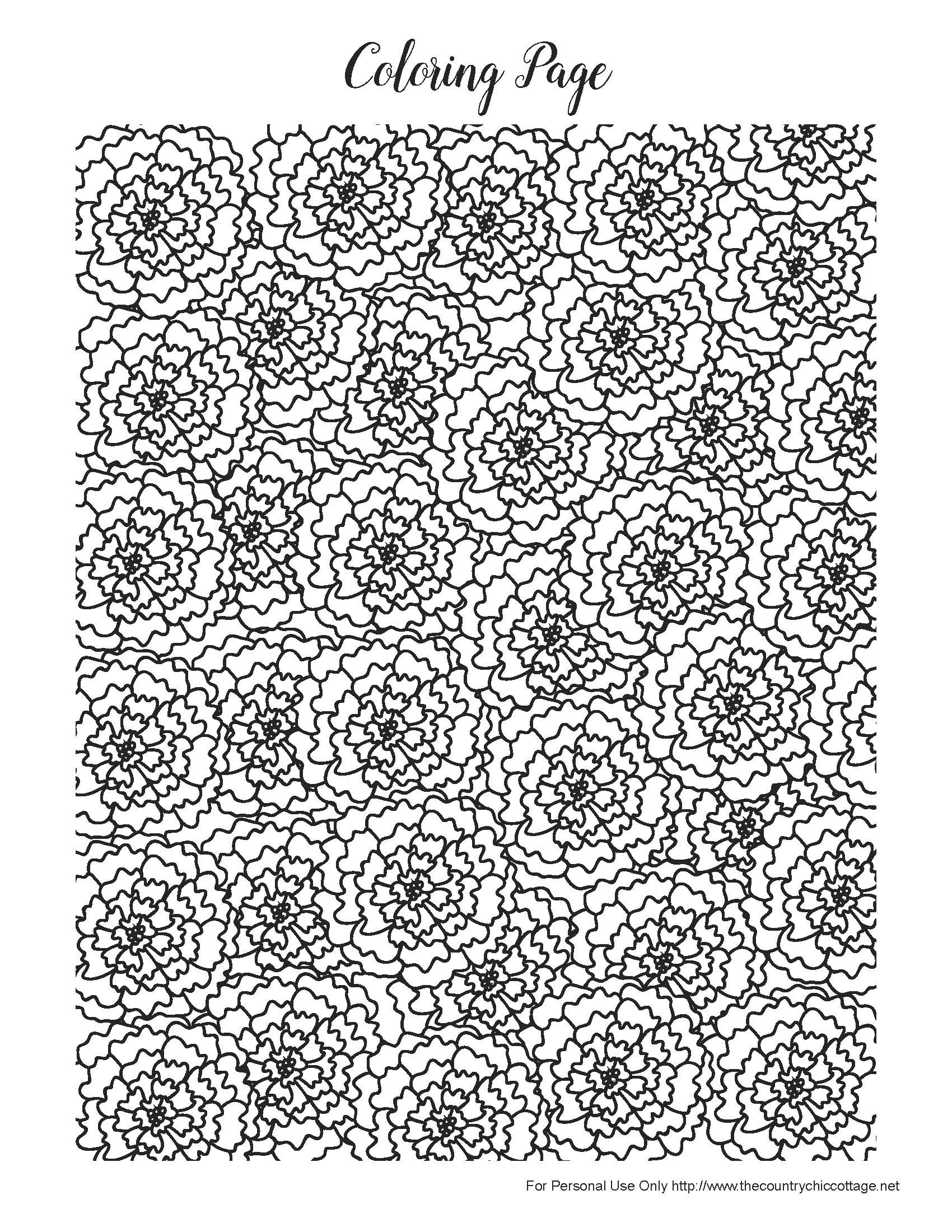 34 Spring Coloring Pages for Adults Printable 14