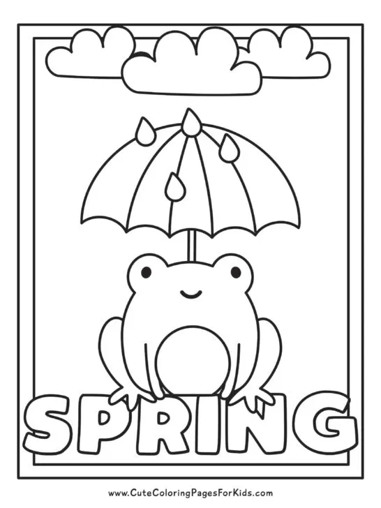 34 Spring Coloring Pages for Adults Printable 17