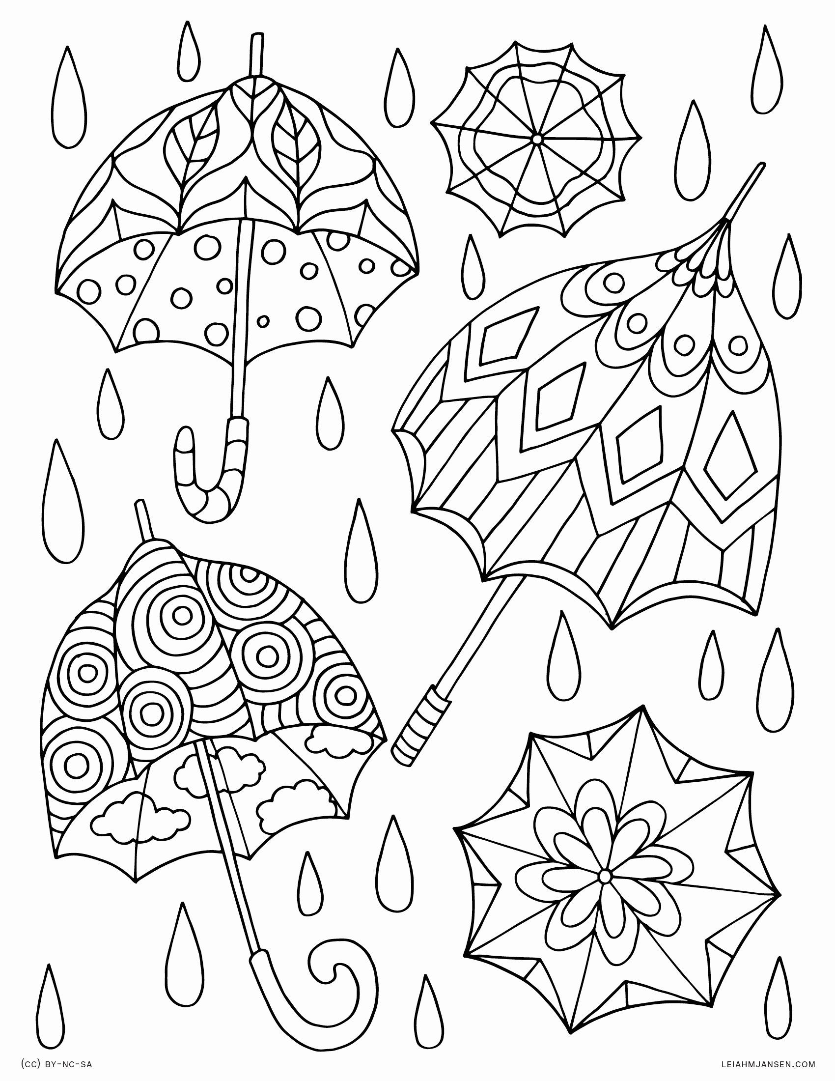 34 Spring Coloring Pages for Adults Printable 7