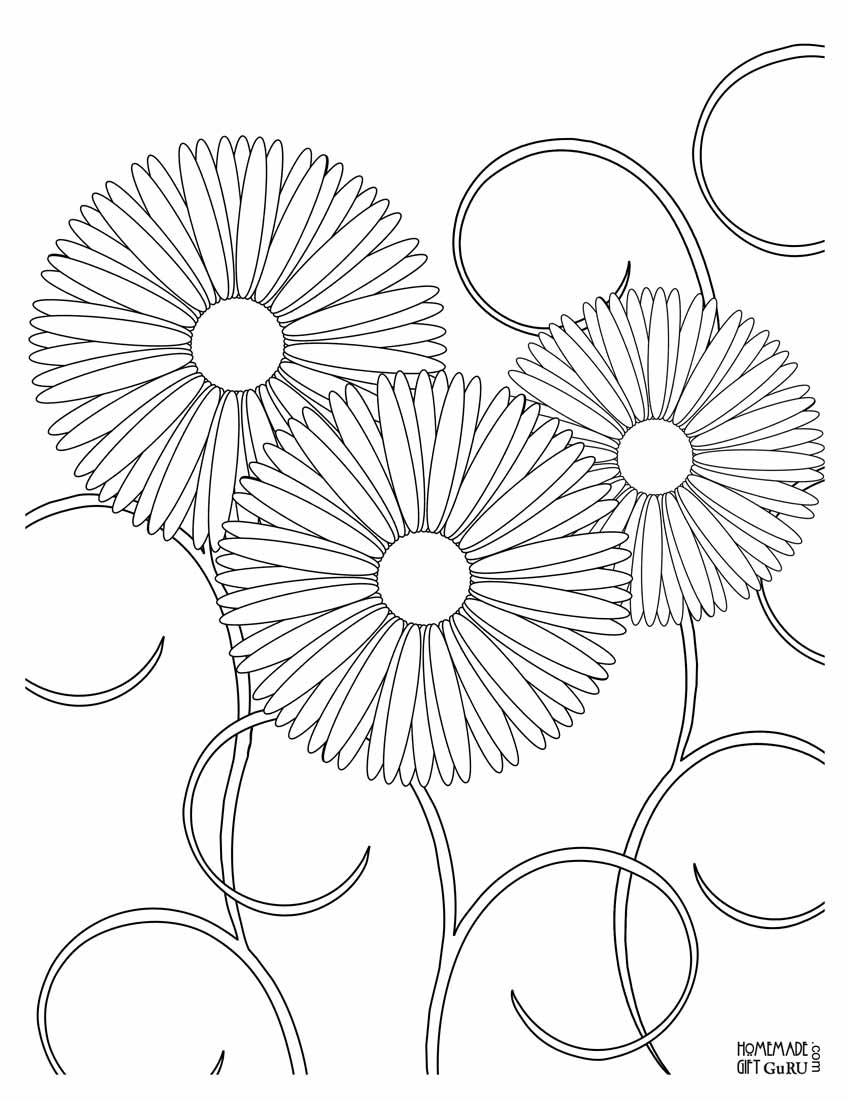 34 Spring Coloring Pages for Adults Printable 9