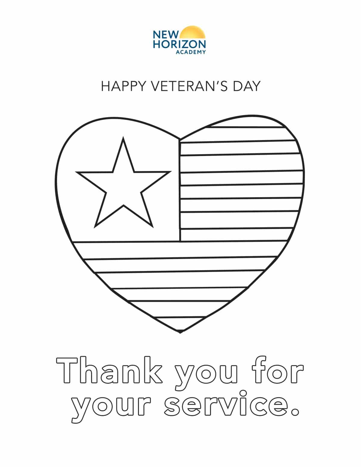 34 Veterans Day 2022 Coloring Pages Printable 3