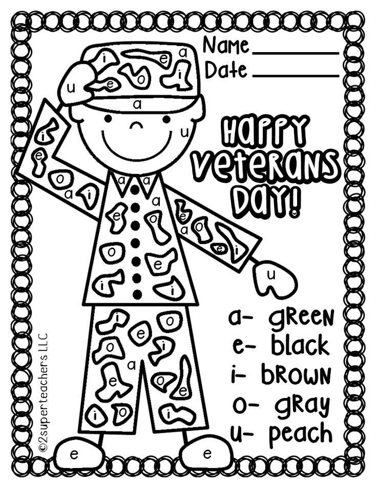 34 Veterans Day 2022 Coloring Pages Printable 32