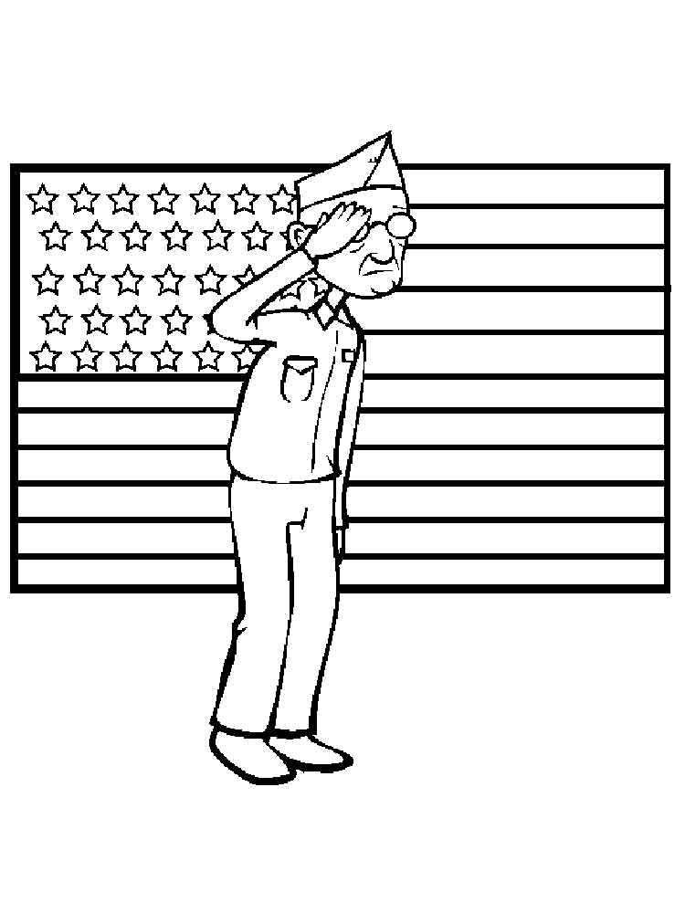 34 Veterans Day 2022 Coloring Pages Printable 6