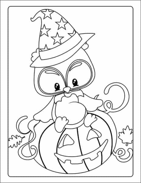 36 Halloween Coloring Page Printables 15