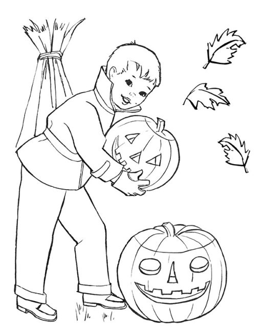 36 Halloween Coloring Page Printables 16