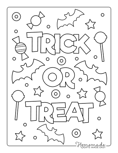 36 Halloween Coloring Page Printables 18