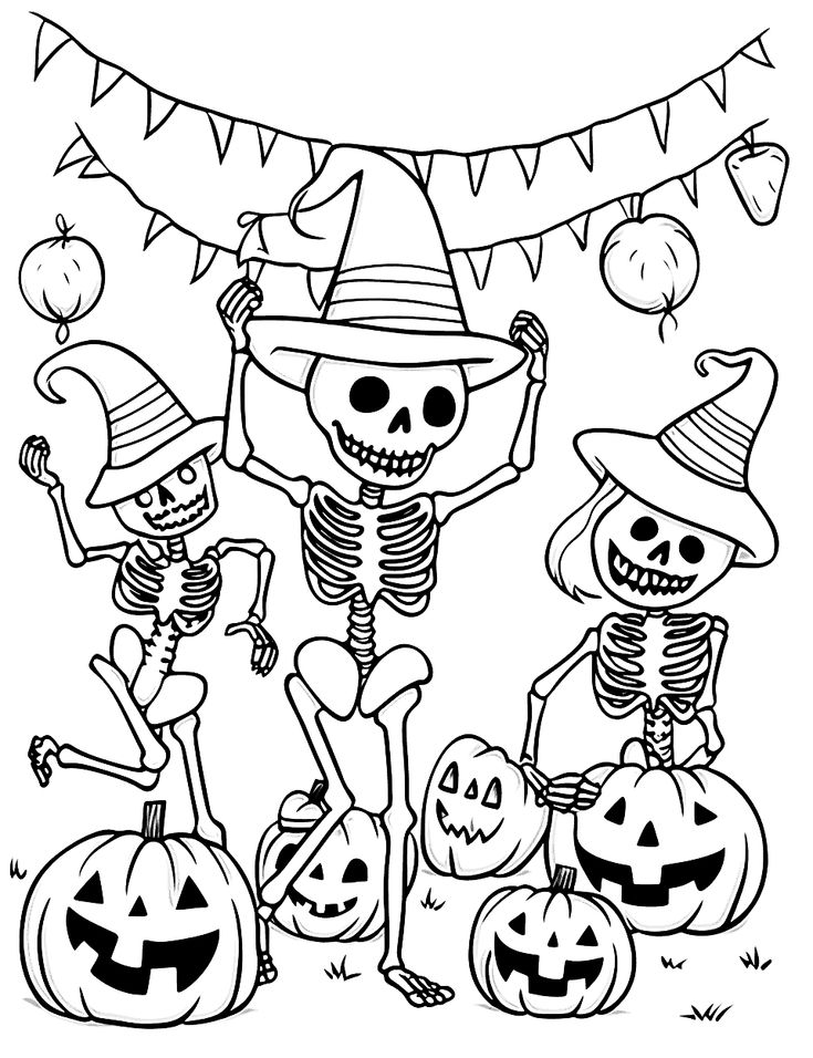 36 Halloween Coloring Page Printables 20