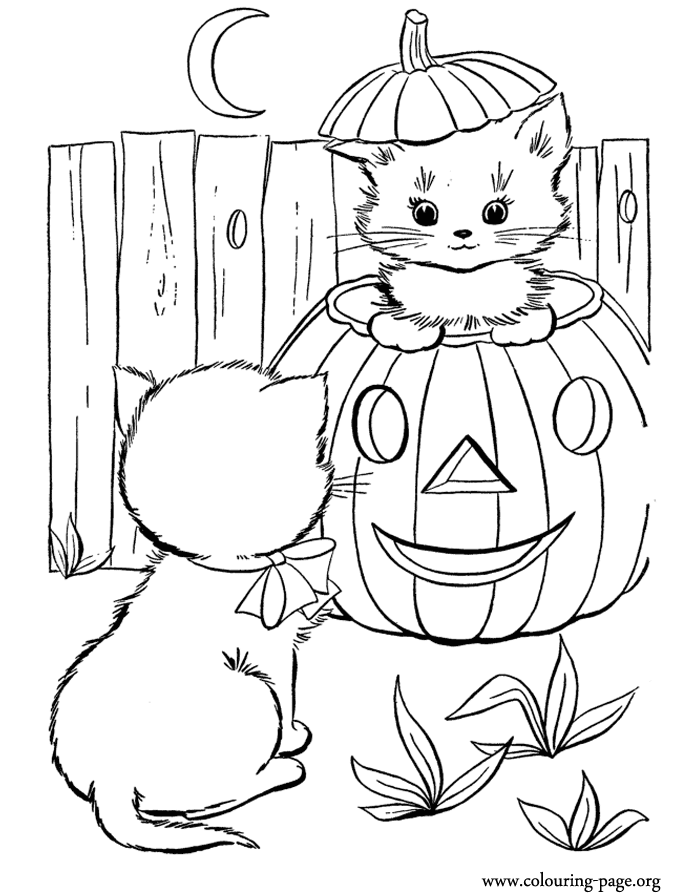 36 Halloween Coloring Page Printables 21