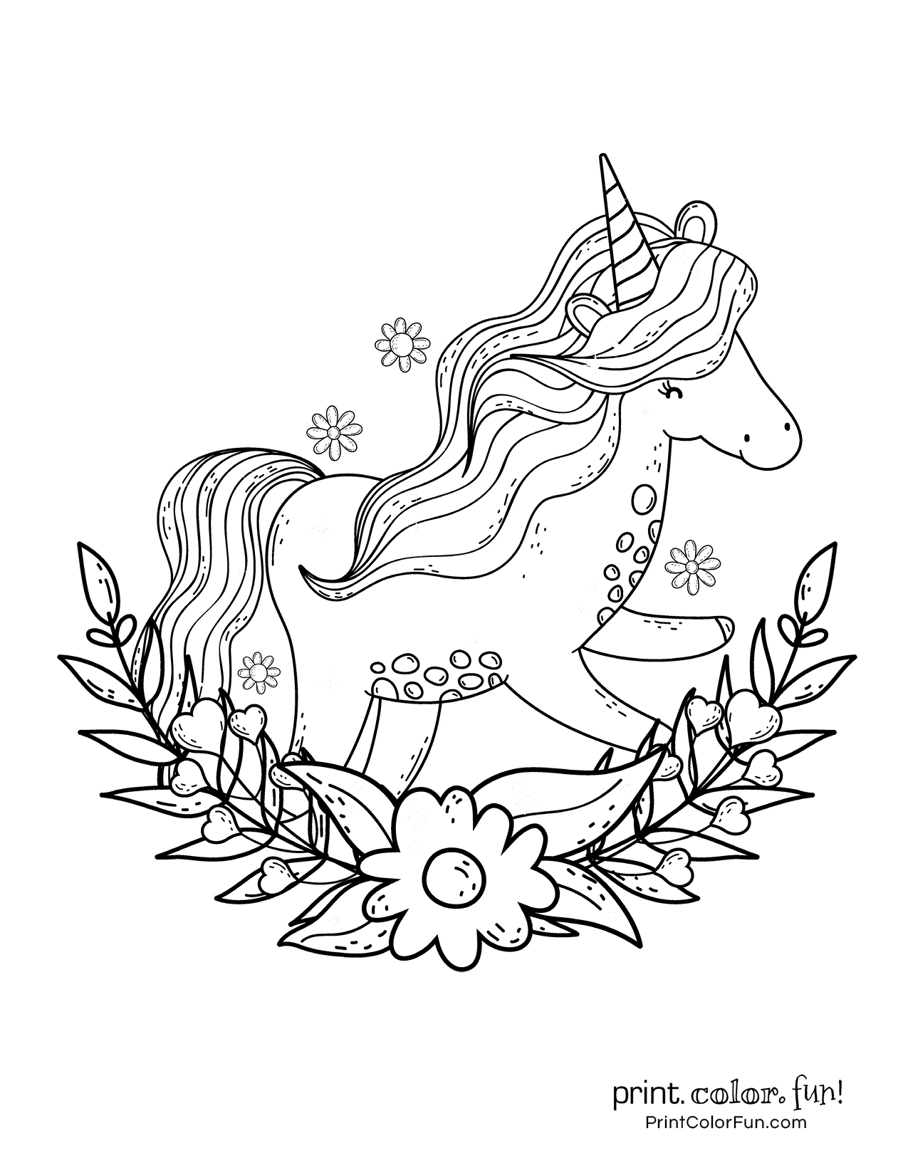 36 Unicorn Headband Coloring Pages Printable Fun 10