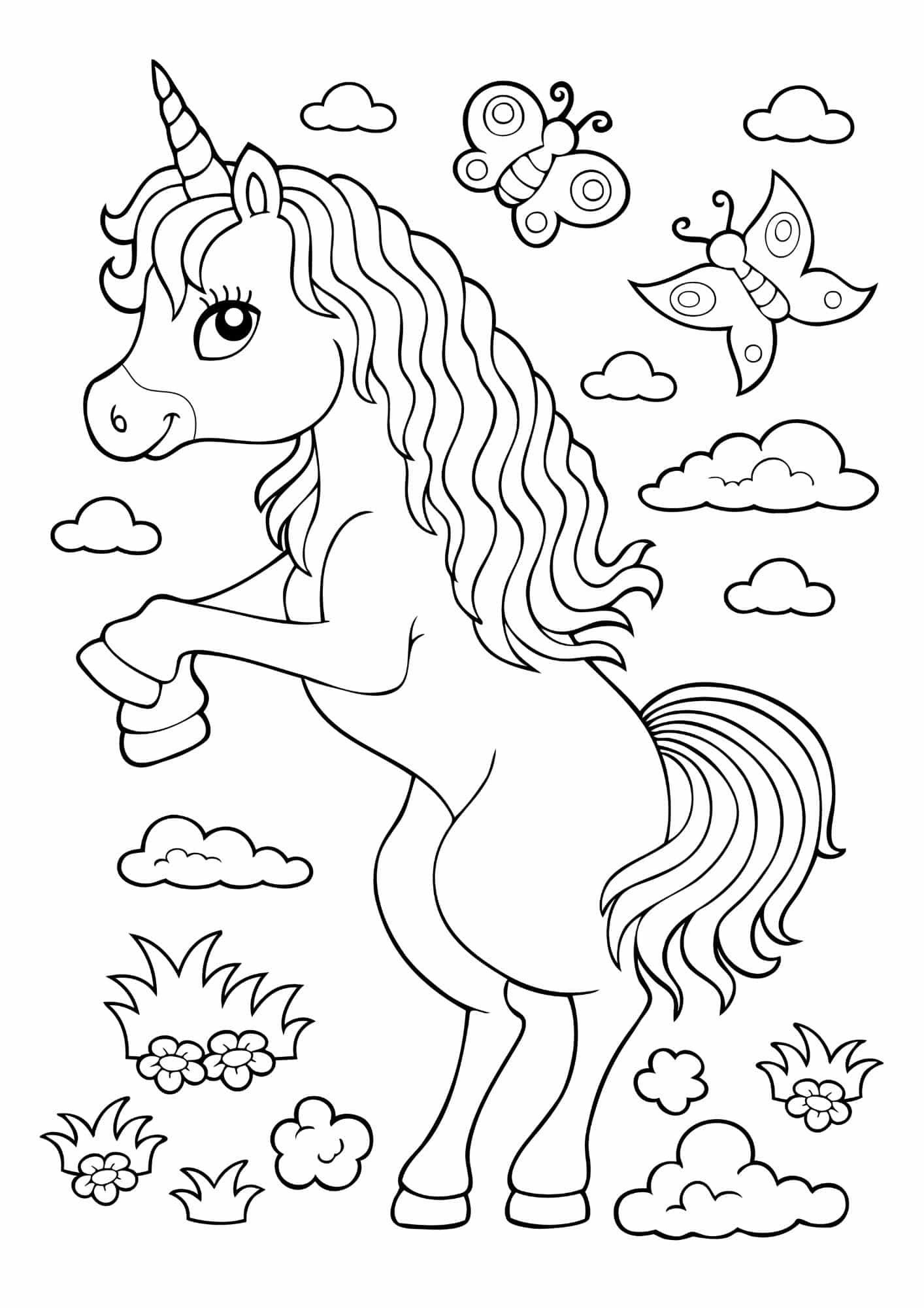 36 Unicorn Headband Coloring Pages Printable Fun 27