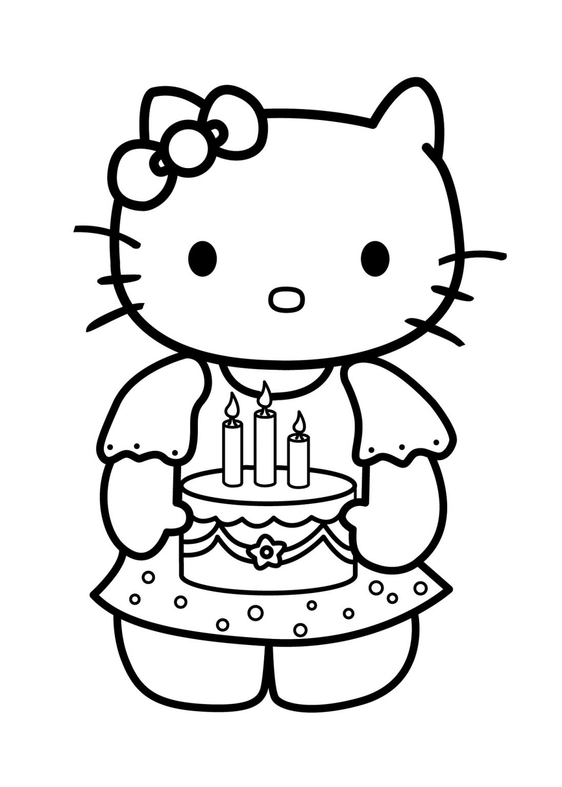 37 Kitty Cat Coloring Pages Free Printable 10