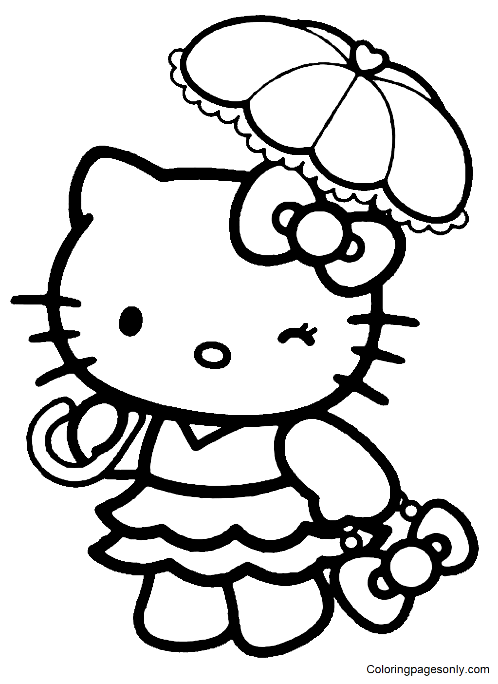 37 Kitty Cat Coloring Pages Free Printable 15