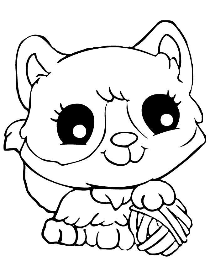 37 Kitty Cat Coloring Pages Free Printable 2