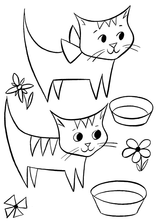 37 Kitty Cat Coloring Pages Free Printable 23