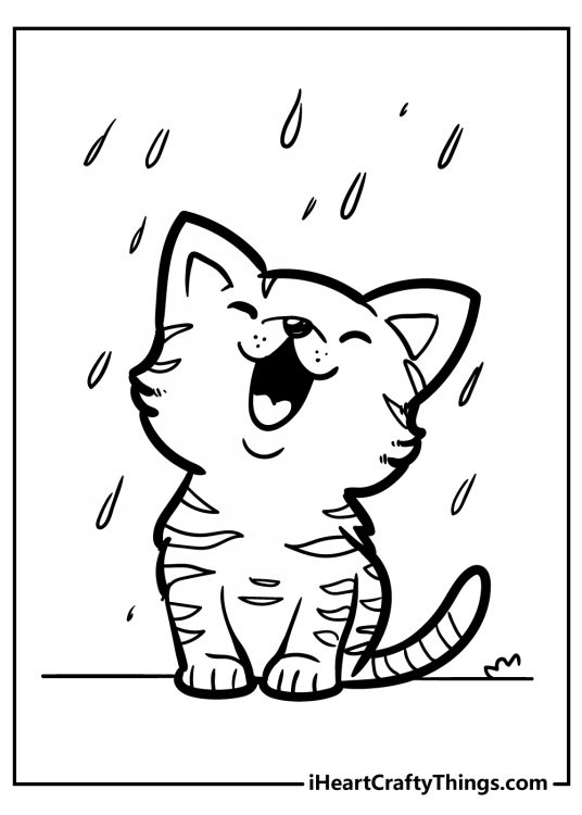 37 Kitty Cat Coloring Pages Free Printable 29