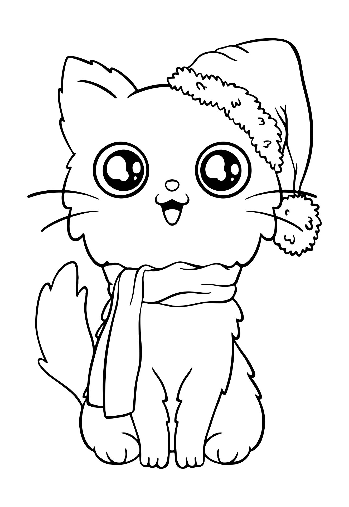 37 Kitty Cat Coloring Pages Free Printable 34