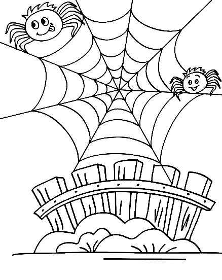 37 Spooky Halloween Spider Coloring Pages Printable 11