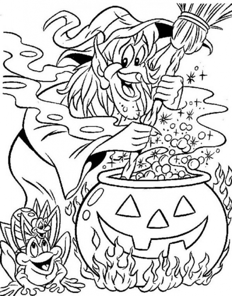 37 Spooky Halloween Spider Coloring Pages Printable 14