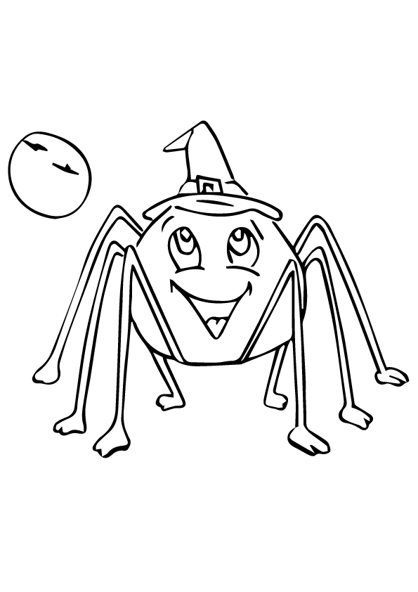 37 Spooky Halloween Spider Coloring Pages Printable 31