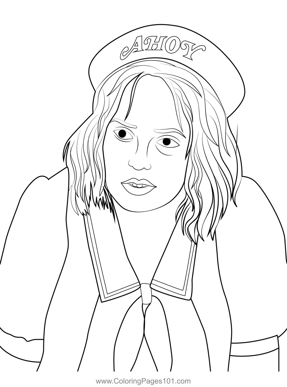 38 Cute Stranger Things Coloring Pages Printable 16