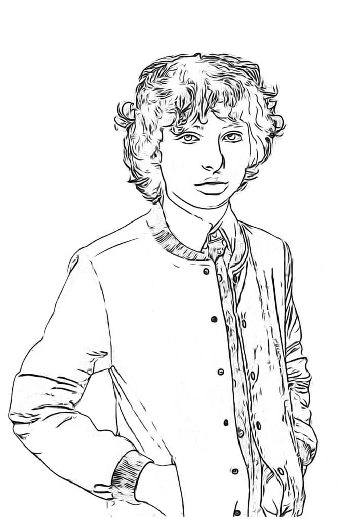 38 Cute Stranger Things Coloring Pages Printable 22