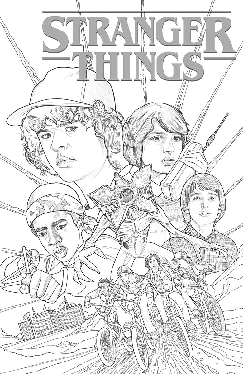 38 Cute Stranger Things Coloring Pages Printable 25