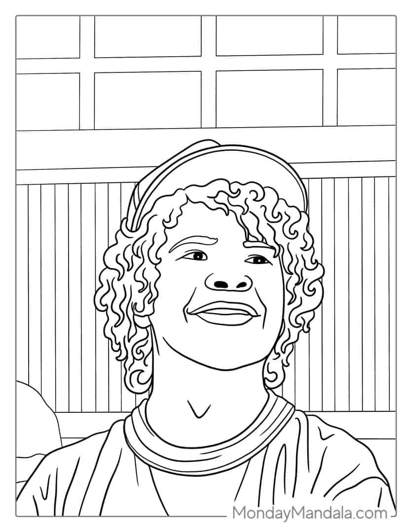 38 Cute Stranger Things Coloring Pages Printable 34