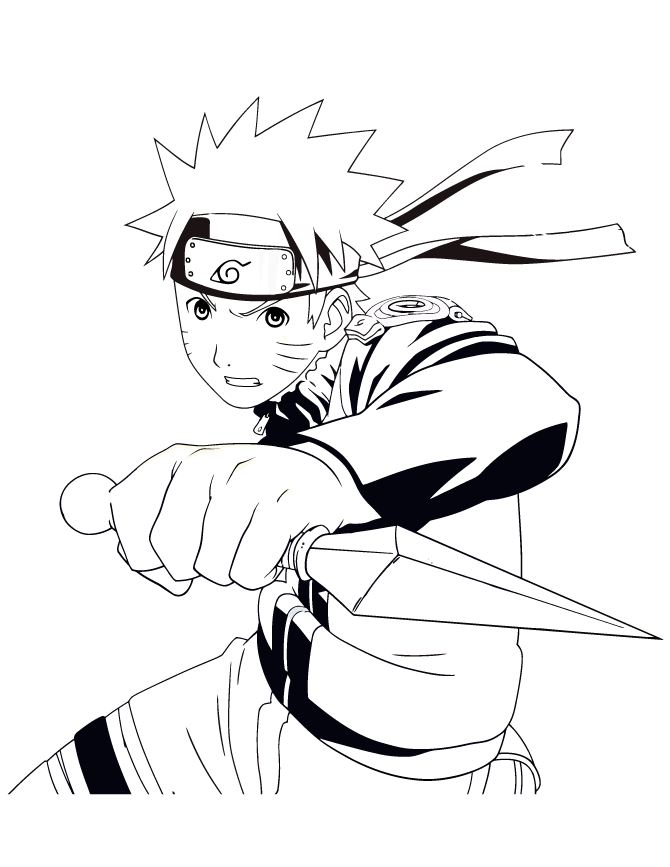 46+ Inspiring Naruto Coloring Pages Printable