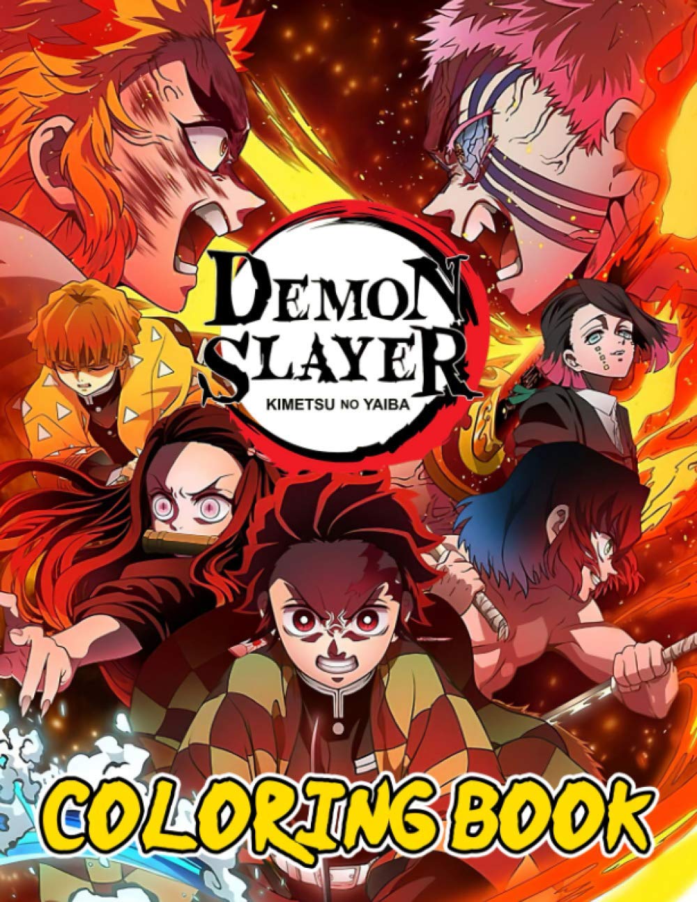 122+ Exciting Demon Slayer Coloring Book Printable