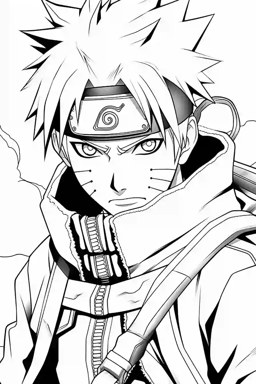 159+ Unique Naruto Coloring Pages Printable