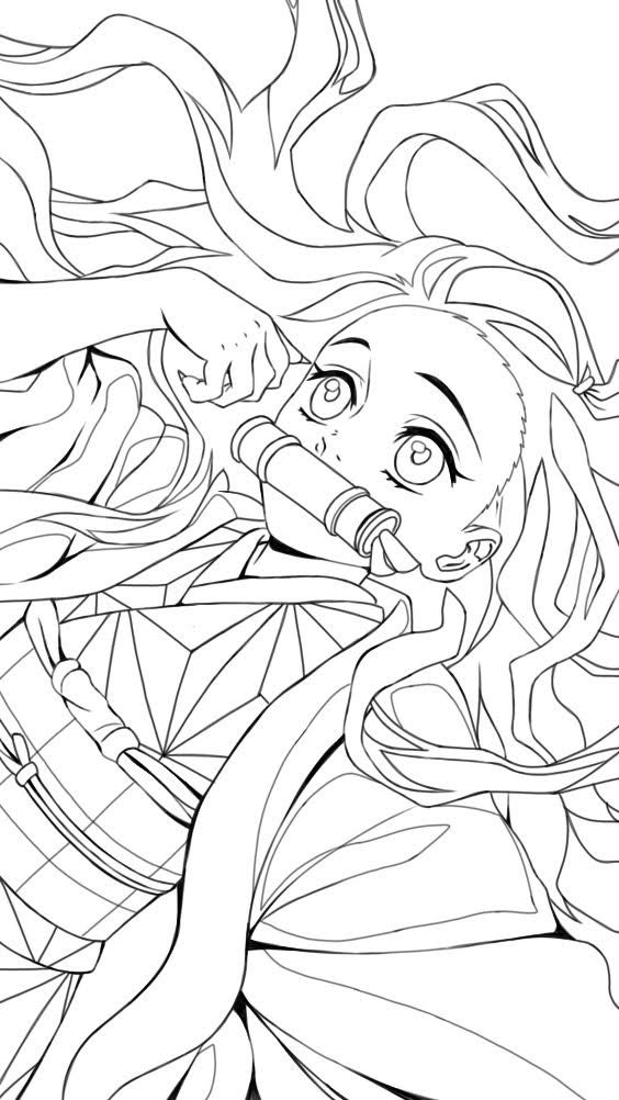 176+ Dazzling Demon Slayer Coloring Book Printable