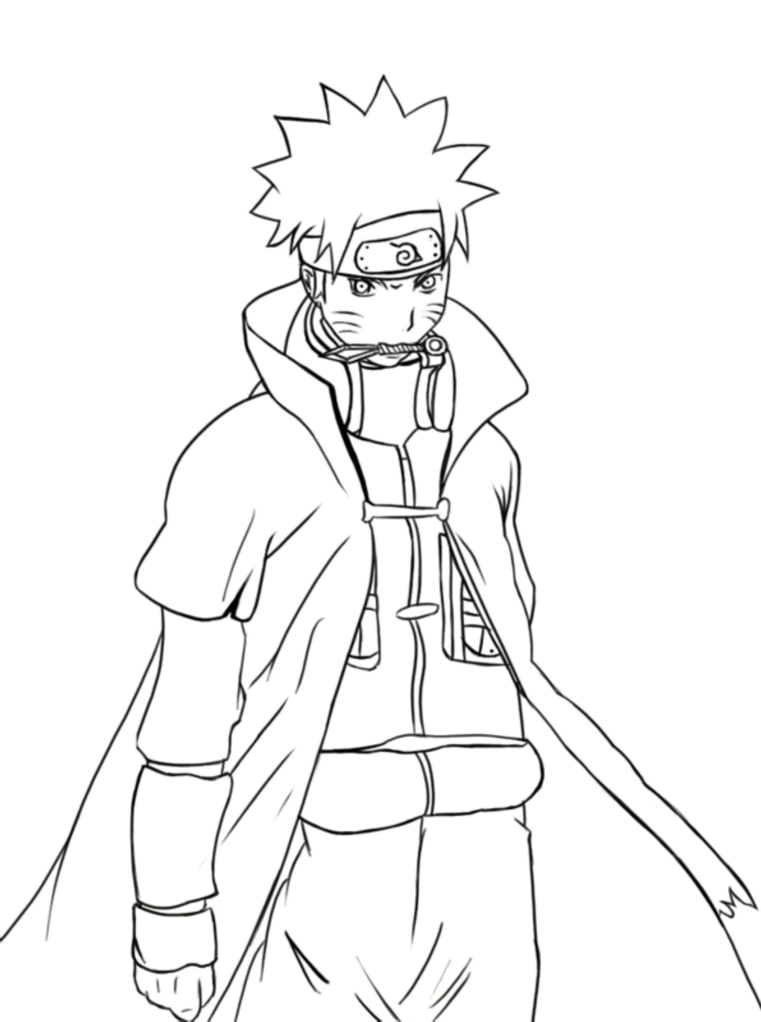 118+ Delightful Naruto Coloring Pages Printable