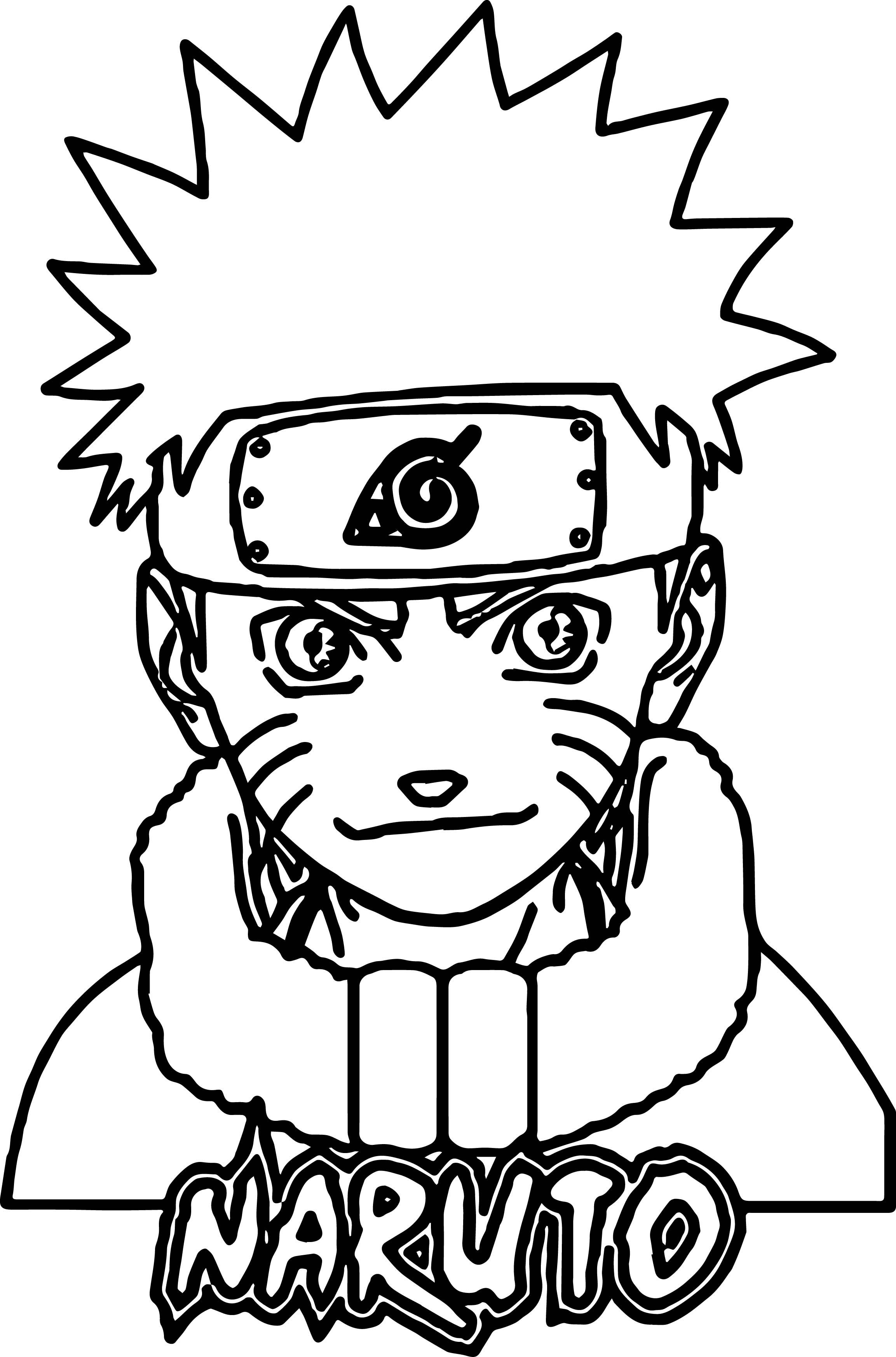 91+ Cheerful Naruto Coloring Pages Printable